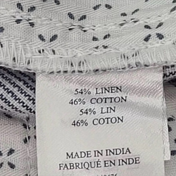 Faherty Linen Beach Shorts Size 32 & 8” Inseam Blue White Stripe 💎EUC Retail $98 - Picture 4 of 11